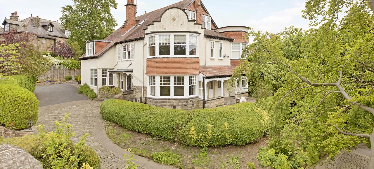 A beautiful home surrounded by trees in Harrogate